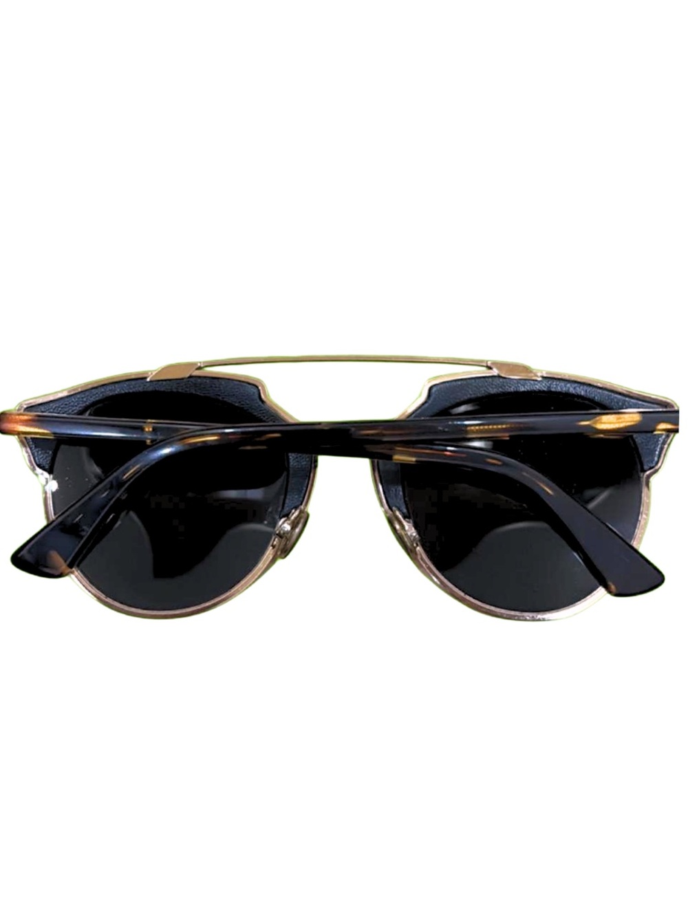Christian Dior Sunglasses Black Gold Tortoise 48mm - Picture 5 of 8